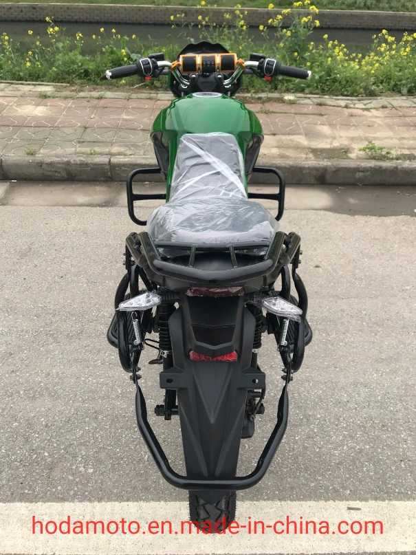 Electric Motorcycle Popular Taxi Street Motorcycle Bodaboda Cross Bike 3000W 72V40ah (HD3000W-9P)